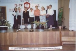 12th convention in Fenton 10/11 September 1994. The evening's performers.