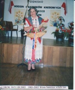 OROK convention 30/31 September 2003. 1983-2003 Wisia Saternus welcomed us.